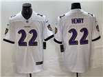 Baltimore Ravens #22 Derrick Henry White Vapor Limited Jersey