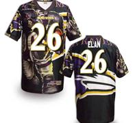 Baltimore Ravens #26 Elan Men's Stitched NFL Elite Fanatical Version Jersey (6)