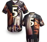 Baltimore Ravens #5 Flaccd Mens Stitched NFL Elite Fanatical Version Jersey (7)