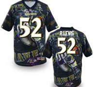 Baltimore Ravens #52 R.lewis Men's Stitched NFL Elite Fanatical Version Jersey (5)