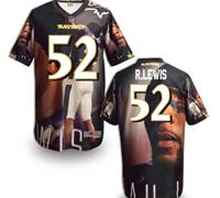 Baltimore Ravens #52 R.lewis Men's Stitched NFL Elite Fanatical Version Jersey (9)