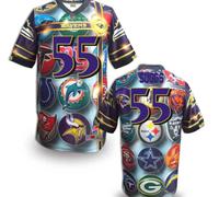 Baltimore Ravens #55 Suggs Men's Stitched NFL Elite Fanatical Version Jersey (9)