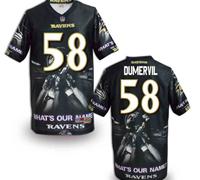 Baltimore Ravens #58 Dumervil Men's Stitched NFL Elite Fanatical Version Jersey (10)