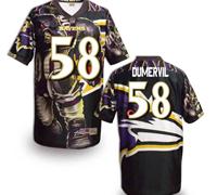 Baltimore Ravens #58 Dumervil Men's Stitched NFL Elite Fanatical Version Jersey (6)