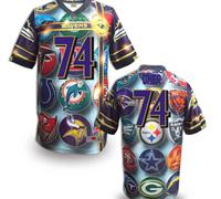 Baltimore Ravens #74 Oher Men's Stitched NFL Elite Fanatical Version Jersey (5)