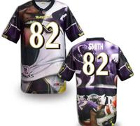 Baltimore Ravens #82 Smith Men's Stitched NFL Elite Fanatical Version Jersey (10)
