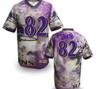 Baltimore Ravens #82 Smith Men's Stitched NFL Elite Fanatical Version Jersey (4)