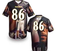Baltimore Ravens #86 Heap Men's Stitched NFL Elite Fanatical Version Jersey (7)