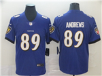 Baltimore Ravens #89 Mark Andrews Purple Vapor Limited Jersey