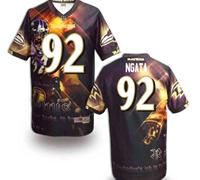 Baltimore Ravens #92 Ngata Men's Stitched NFL Elite Fanatical Version Jersey (5)