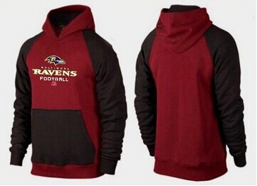 Baltimore Ravens Critical Victory Pullover Hoodie Burgundy Red & Black