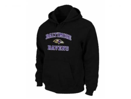 Baltimore Ravens Heart & Soul Pullover Hoodie Black