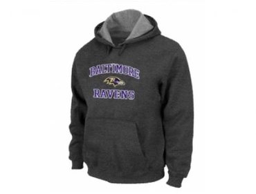 Baltimore Ravens Heart & Soul Pullover Hoodie D.Grey