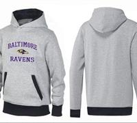 Baltimore Ravens Heart & Soul Pullover Hoodie Grey & Black
