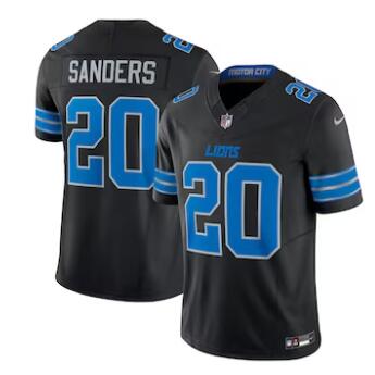 Barry Sanders Detroit Lions Nike 2nd Alternate Vapor F.U.S.E. Limited Jersey - Black