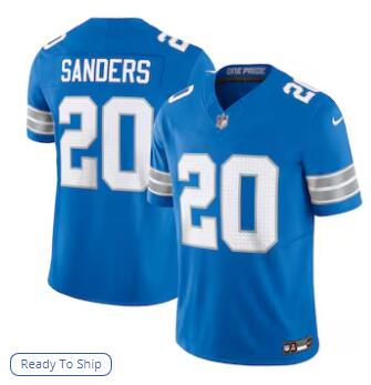Barry Sanders Detroit Lions Nike Vapor F.U.S.E. Limited Jersey - Blue