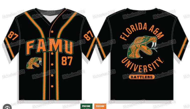 Baseball Style Jersey  FAMU