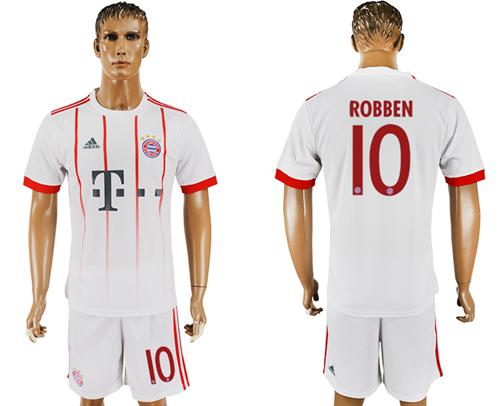 Bayern Munchen #10 Robben Sec Away Soccer Club Jersey