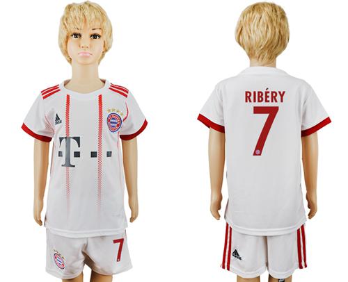 Bayern Munchen #7 Ribery SEC Away Kid Soccer Club Jersey