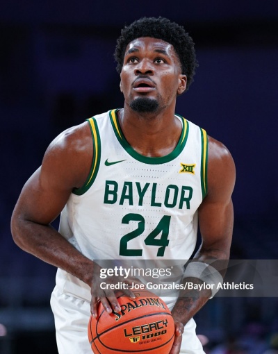 Baylor Bears #24 Tounde Yessoufou 2025 White Basketball Game Jersey 