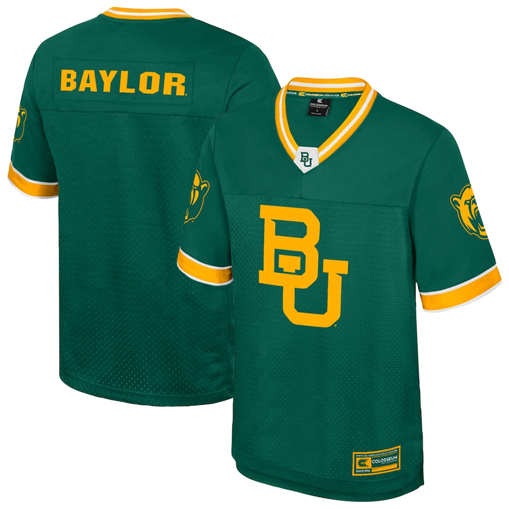 Baylor Bears Colosseum Nothing But The Hits Football Jersey - Green