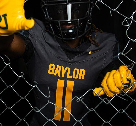 Baylor Bears Customizable Style Black Football Jersey