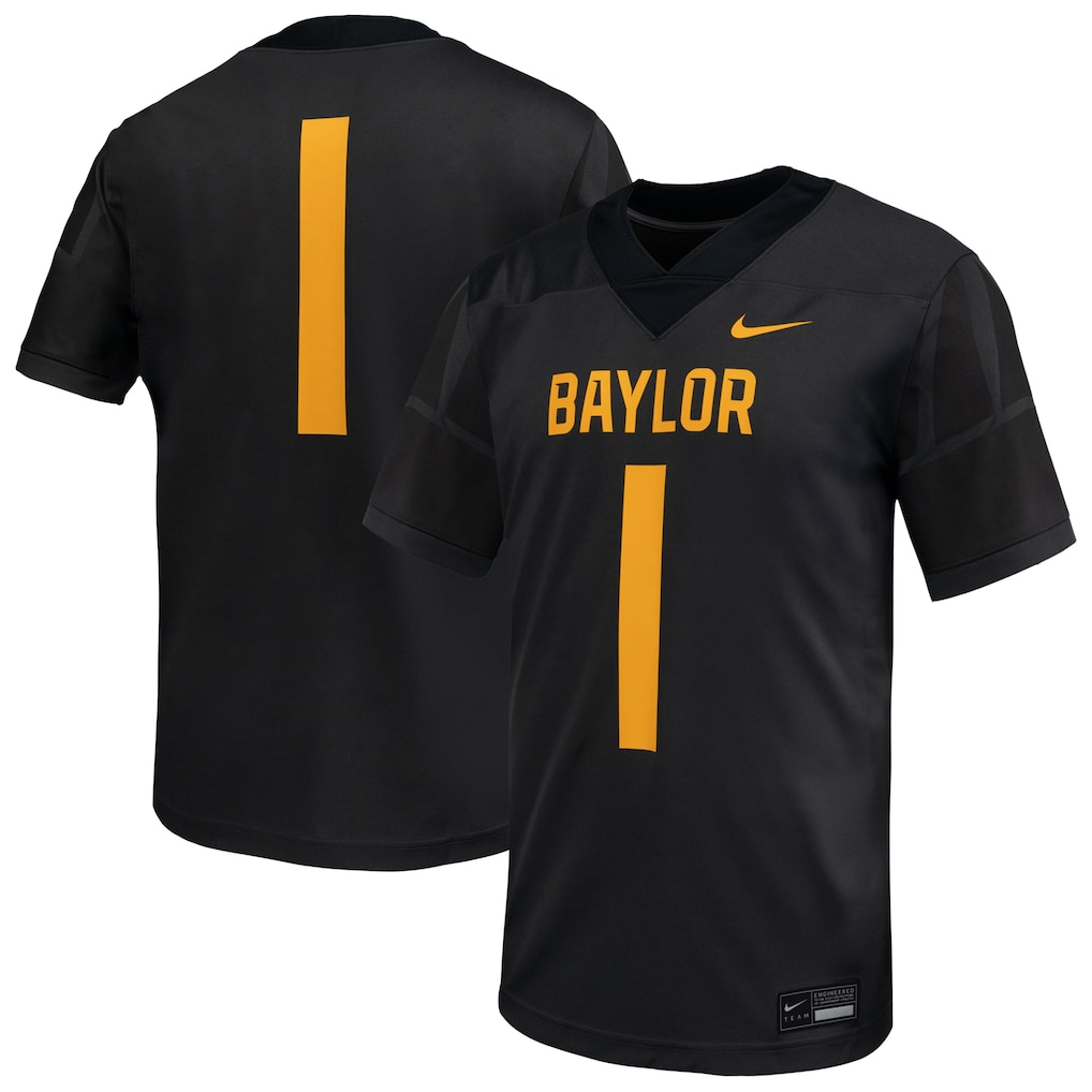 Baylor Bears Nike Untouchable Replica Football Jersey - Anthracite