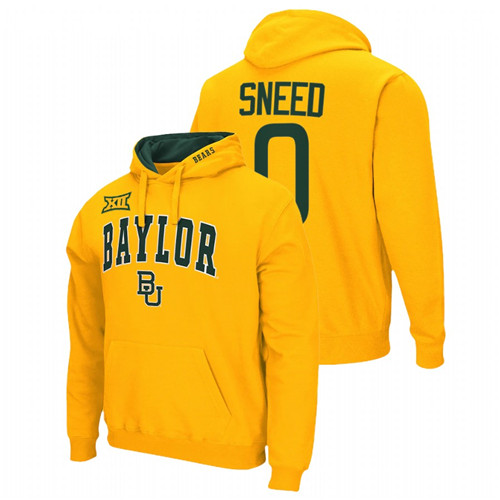 Baylor Bears R.J. Sneed Gold College Football Men Pullover Hoodie