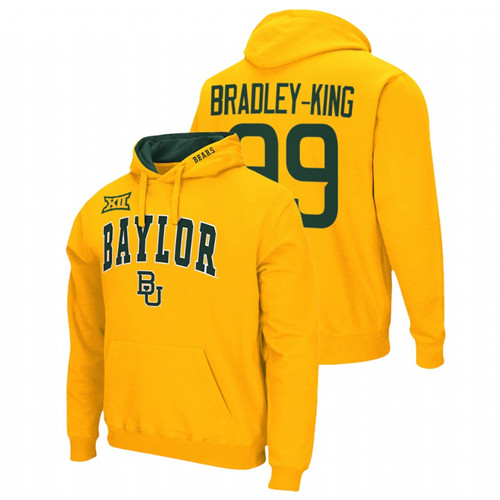 Baylor Bears William Bradley-King Gold College Football Men Pullover Hoodie