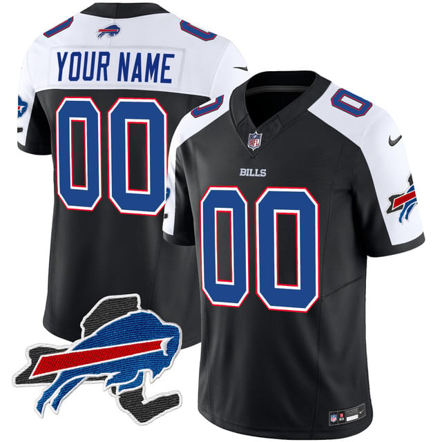 Bills New York Patch Vapor Limited Custom Jersey
