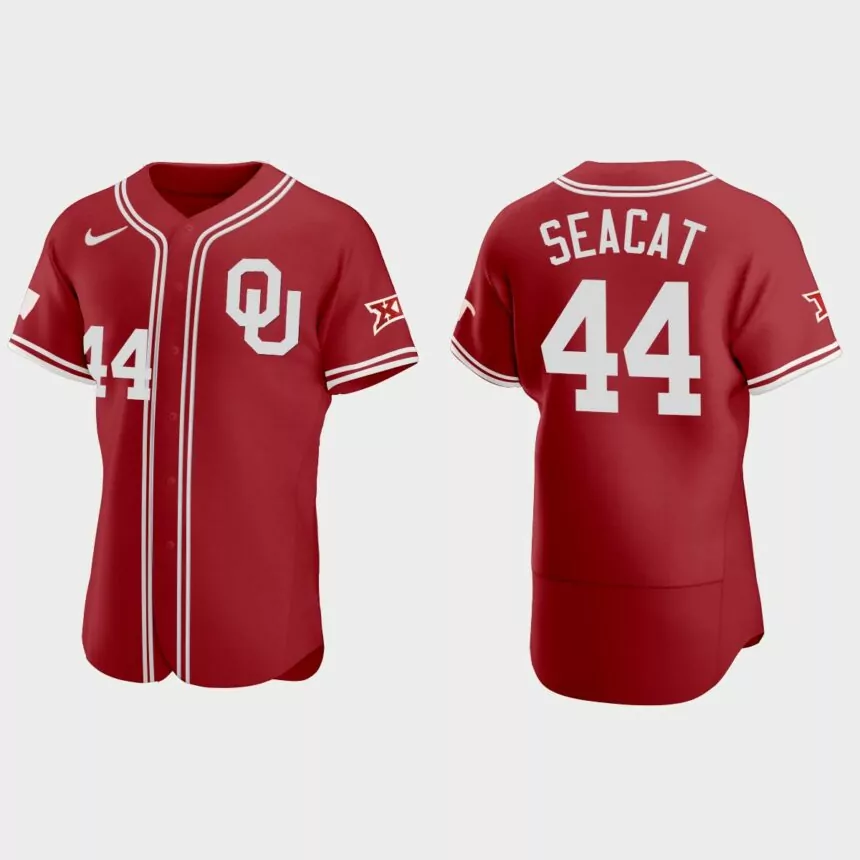 Blake Seacat Oklahoma Sooners 2021 Vapor Prime College Baseball Jersey – Red