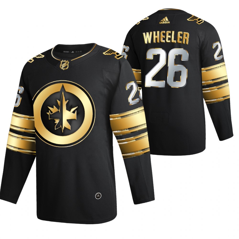 Blake Wheeler Winnipeg Jets Black 2021 Golden Edition Jersey Limited Authentic