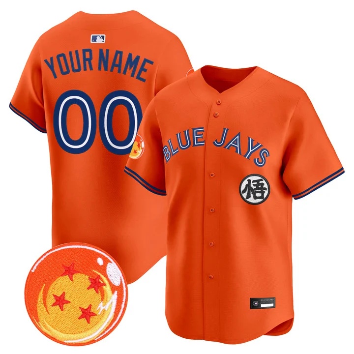 Blue Jays x Dragon Ball Vapor Premier Limited Custom Jersey