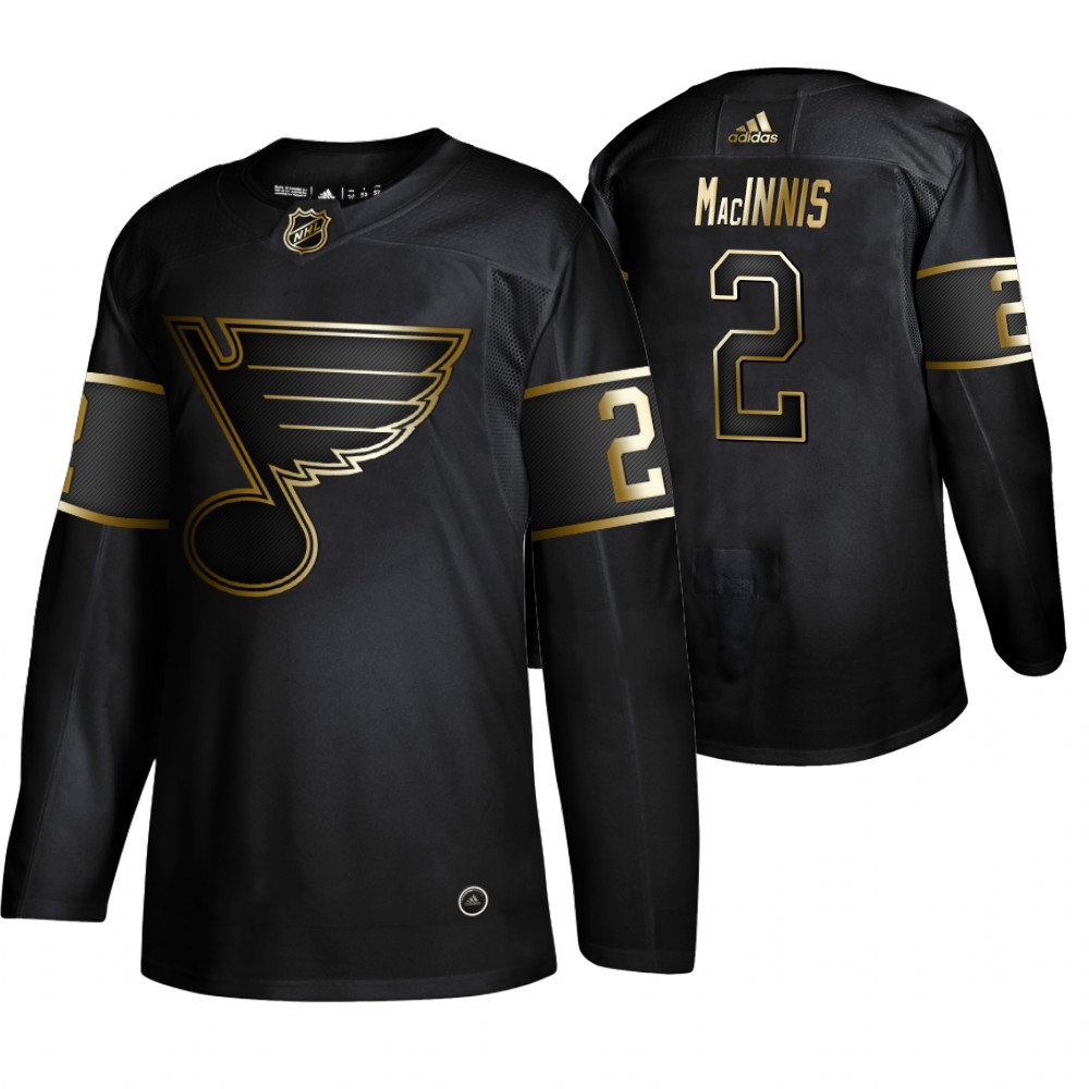 Blues Al MacInnis Men's Authentic 2019 NHL Golden Edition Jersey