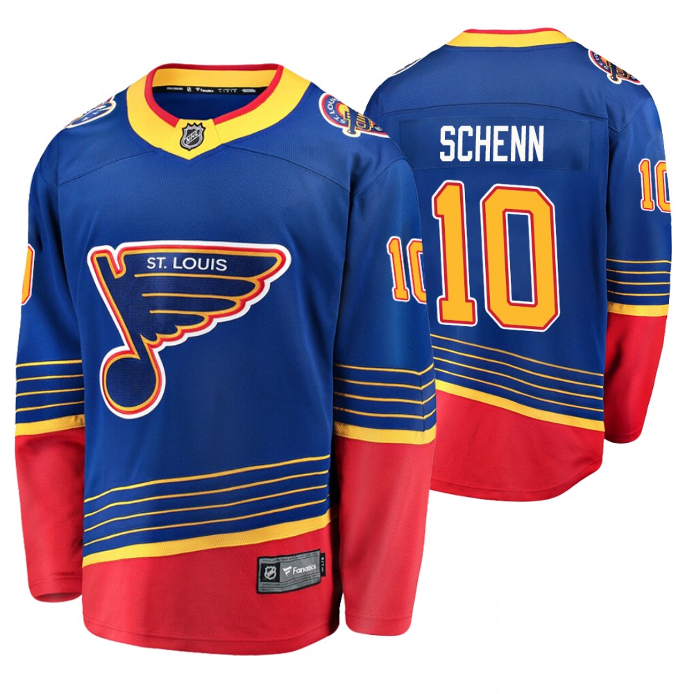 Blues Brayden Schenn Blue Retro Premier Men's Jersey