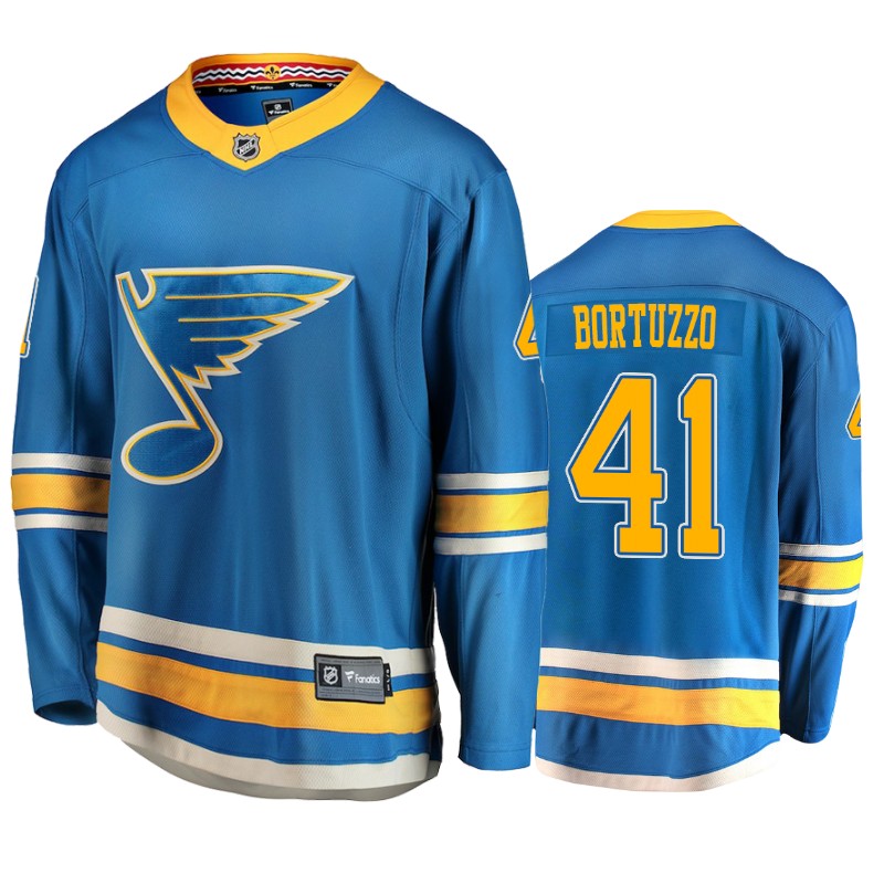 Blues Robert Bortuzzo Blue Fanatics Alternate Jersey