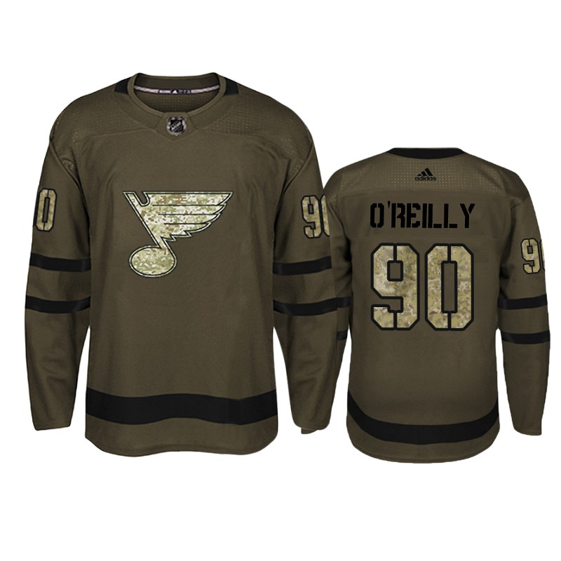 Blues Ryan O'Reilly Camo Military Jersey