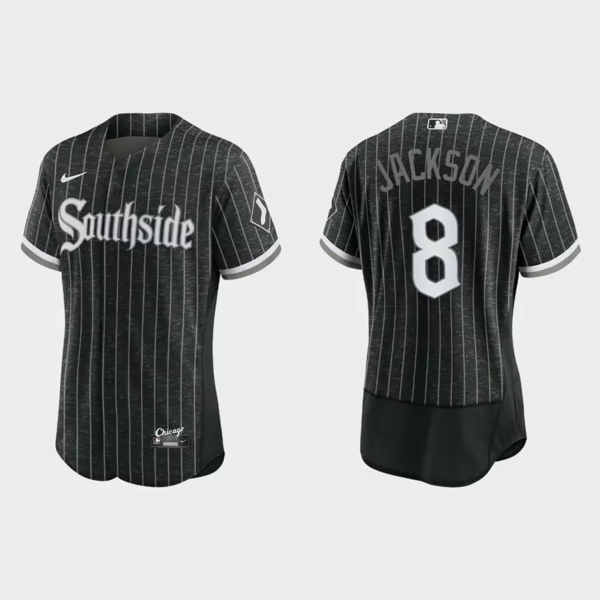 Bo Jackson Chicago White Sox 2021 City Connect Authentic Jersey – Black
