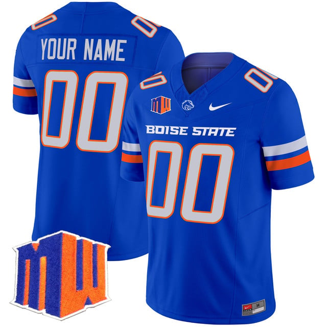 Boise State Broncos 2025 Vapor Limited Custom Jersey ROYAL