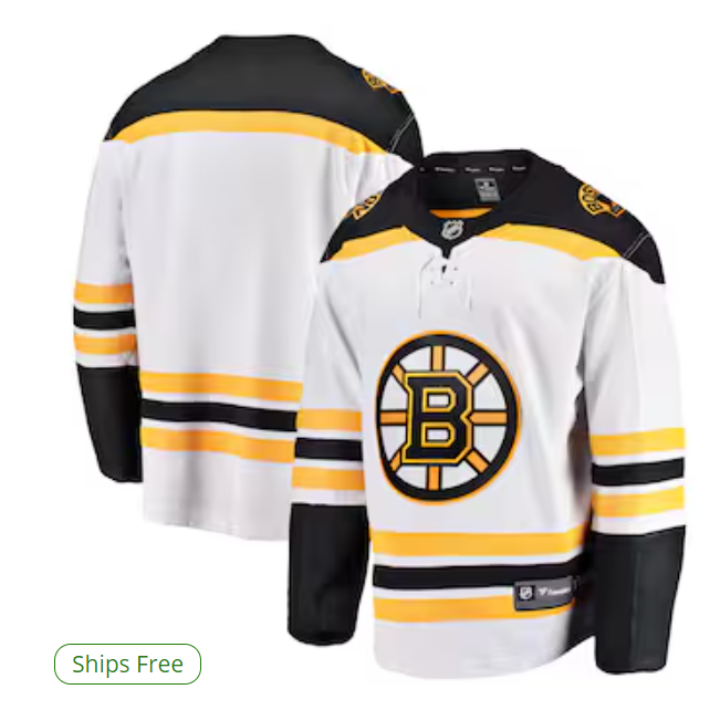 Boston Bruins Fanatics Breakaway Home Jersey - White