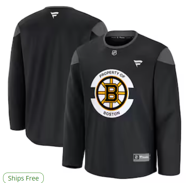 Boston Bruins Fanatics Team Practice Jersey - Black