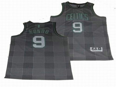 Boston Celtics 9 Rajon Rondo Rhythm Fashion Swingman Jersey