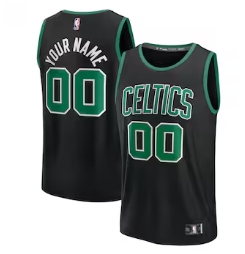 Boston Celtics Fanatics Youth Custom Fast Break Jersey - Kelly Green - Icon Edition 1