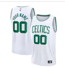 Boston Celtics Fanatics Youth Custom Fast Break Jersey - Kelly Green - Icon Edition 2