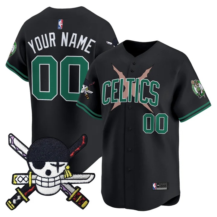 Boston Celtics x One Piece Patch Vapor Baseball Custom Jersey