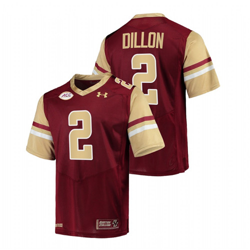 Boston College Eagles AJ Dillon College Football Maroon Jersey