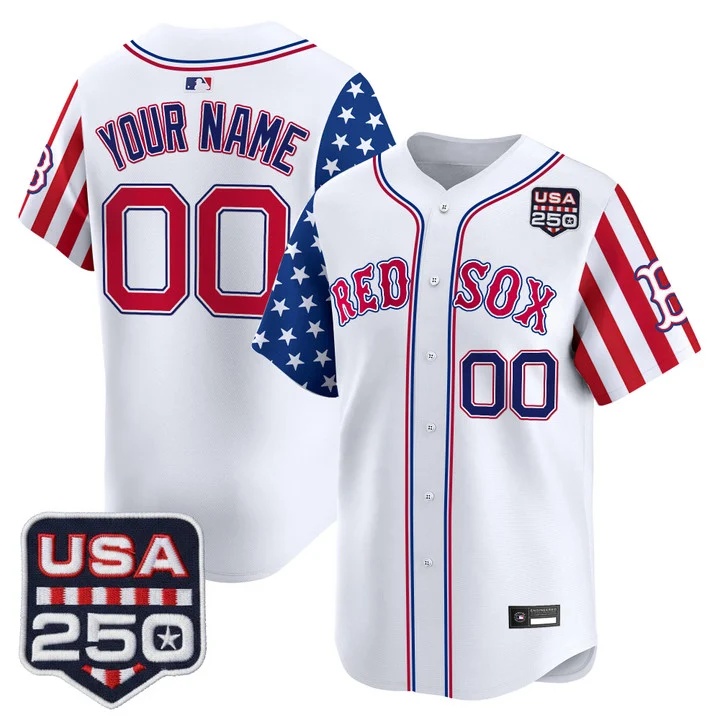 Boston Red Sox America 250 Edition Vapor Premier Limited Custom Jersey