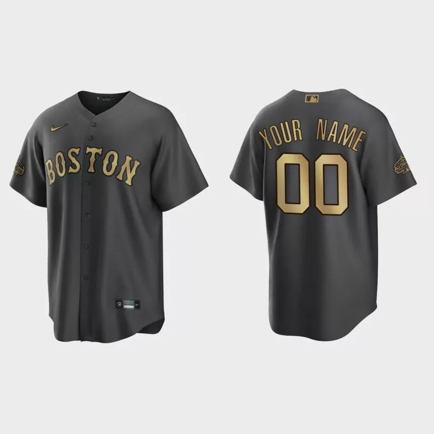 Boston Red Sox Custom 2022 MLB All-Star Game Replica Jersey – Charcoal
