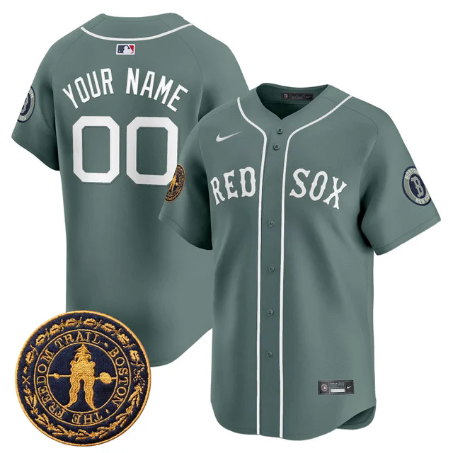 Boston Red Sox Freedom Trail Patch Vapor Premier Limited Custom Jersey.webp