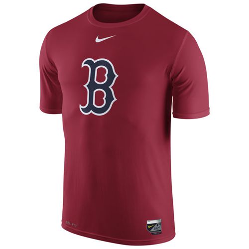 Boston Red Sox Nike Authentic Collection Legend Logo 1.5 Performance T-Shirt Red